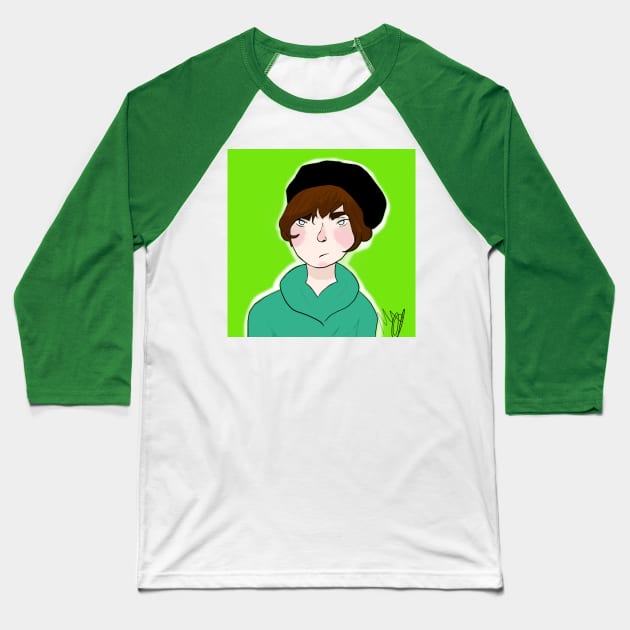 self drawing Baseball T-Shirt by nootthedoot